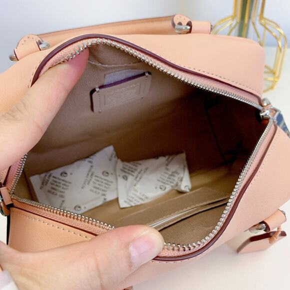 Coach CT776 Satchel Crossbody Bag in Sv/Faded Blush - Picture 5 of 9